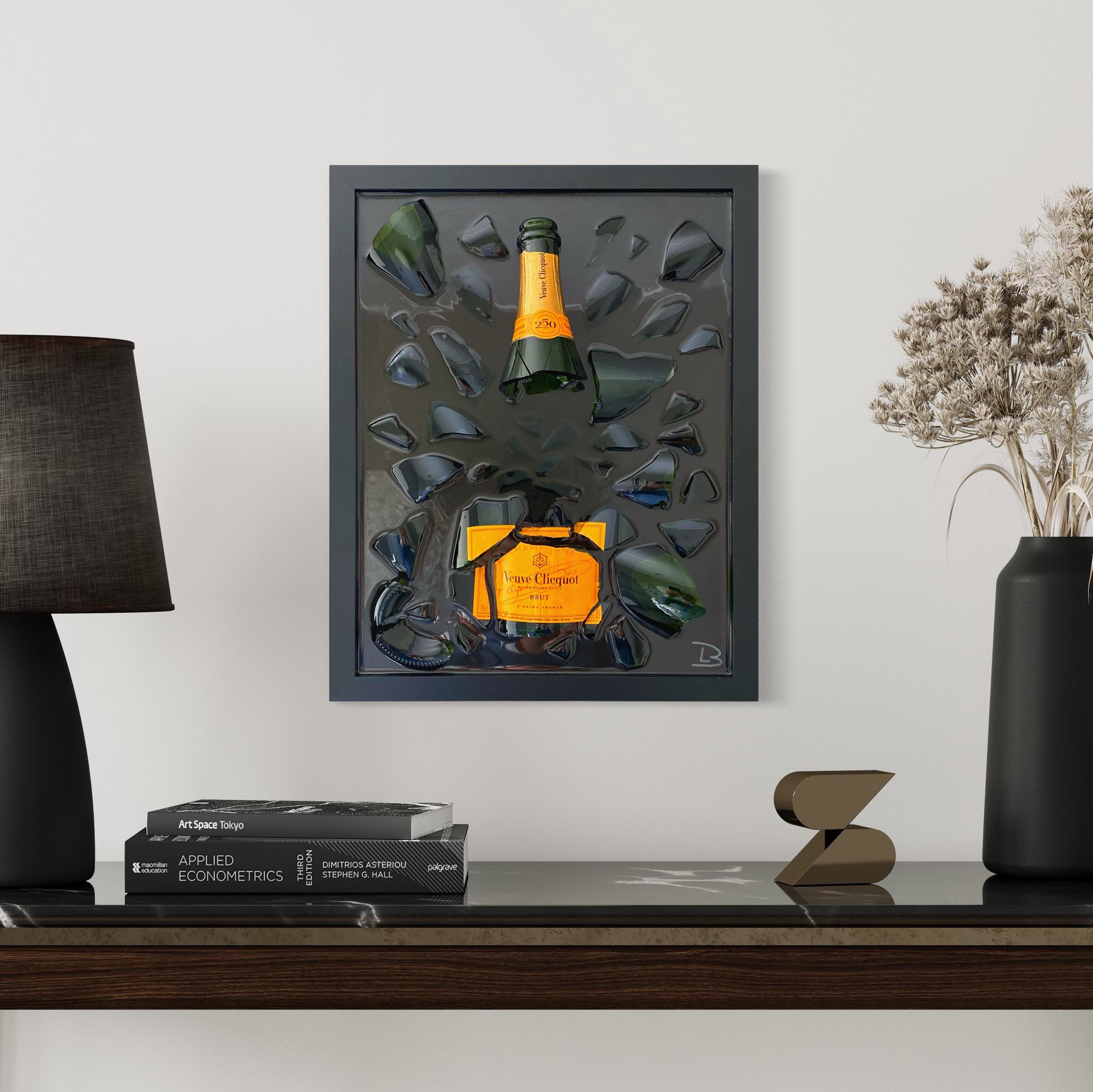 Gift Four - Veuve Clicquot in epoxy
